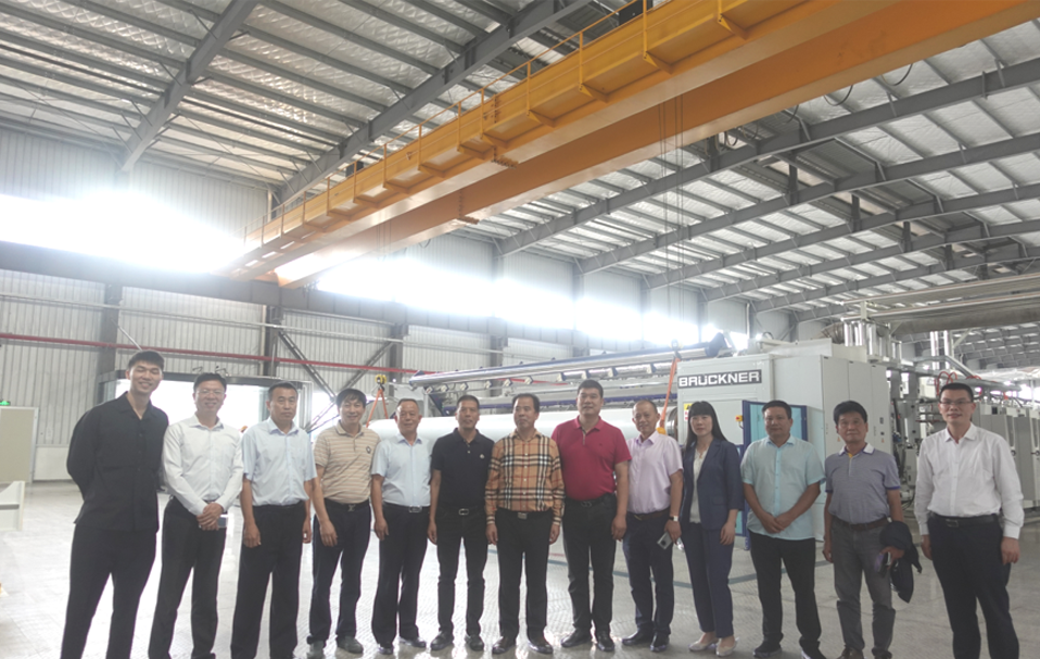 千亿国际新质料科技工业园 BOPP薄膜生产线开机仪式盛大举行